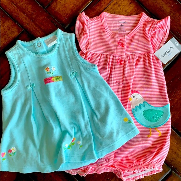 Two girls outfit size 6M NWT - Picture 1 of 8